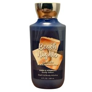 Bath & Body Works Beach Nights Summer Marshmallow Body Lotion 8 oz DISCONTINUED